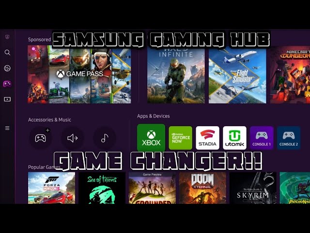 GAME CHANGER!!  Samsung Gaming Hub Live!  - Set Up Guide and First Playthrough!