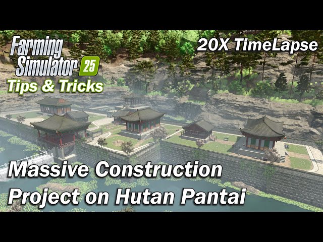 Temple Build Timelapse | Hutan Pantai | Farming Simulator 25