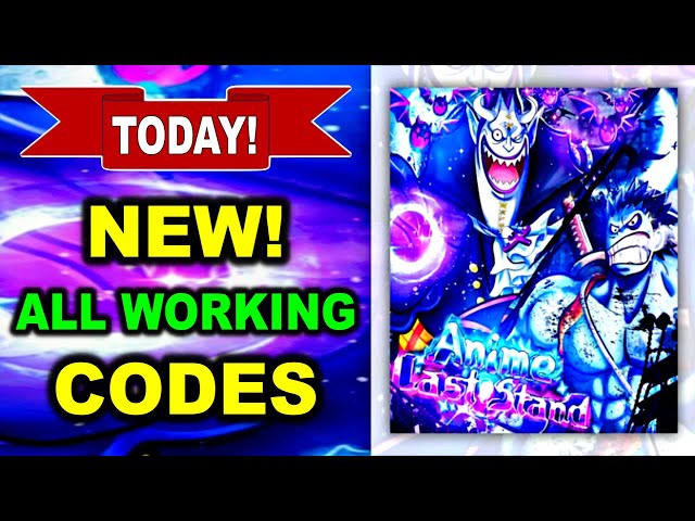 *NEW* All Working CODES For ANIME LAST STAND Today in NOVEMBER 2024!