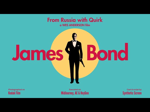 James Bond by Wes Anderson Trailer