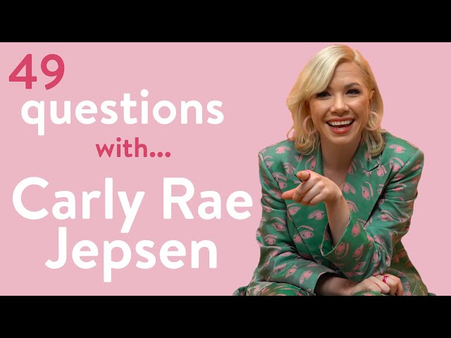 49 Questions with Carly Rae Jepsen