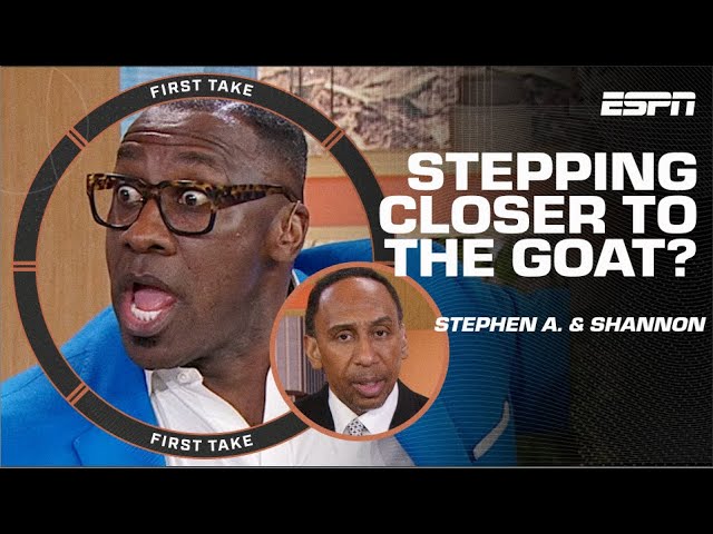 🐐 CLOSER TO GOAT?! 🐐 Stephen A. & Shannon ANIMATED over Mahomes-Brady & LeBron-MJ | First Take