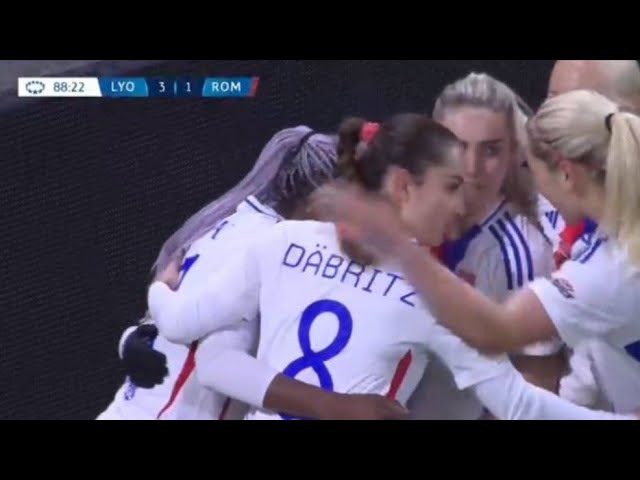 Lyon vs Roma Women (4-1) All Goals and Extended Highlights