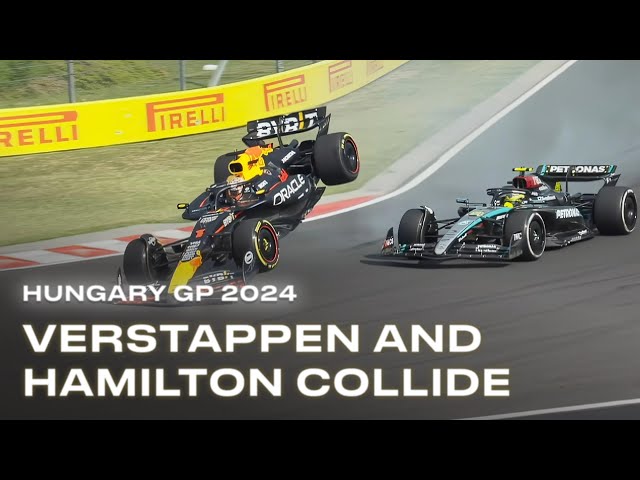 Verstappen Hamilton collision Hungary GP