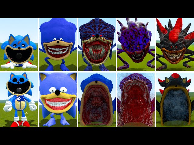 EVOLUTION OF ALL NEW SONIC SMILING CRITTERS POPPY PLAYTIME CHAPTER 3 In Garry's Mod!