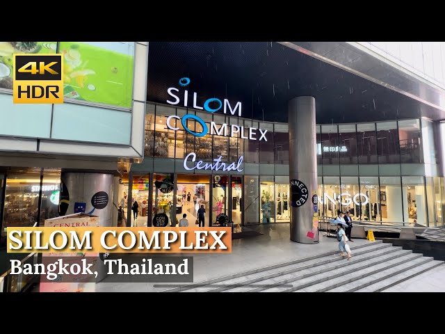 [BANGKOK] Silom Complex "Shopping Mall -Central Silom, Restaurants & Supermarket | Thailand [4K HDR]