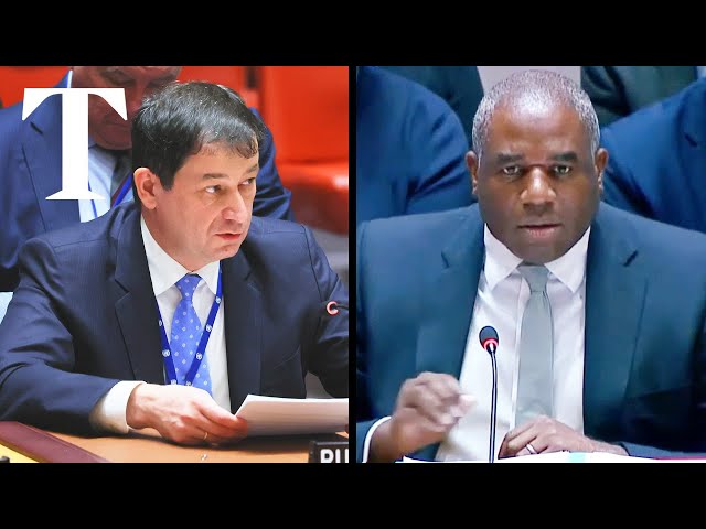 David Lammy slams Russia during explosive UN summit on Sudan