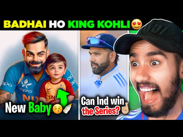 OMG! Virat Kohli Blessed with a Baby 🥹 | IND vs ENG 4th Test