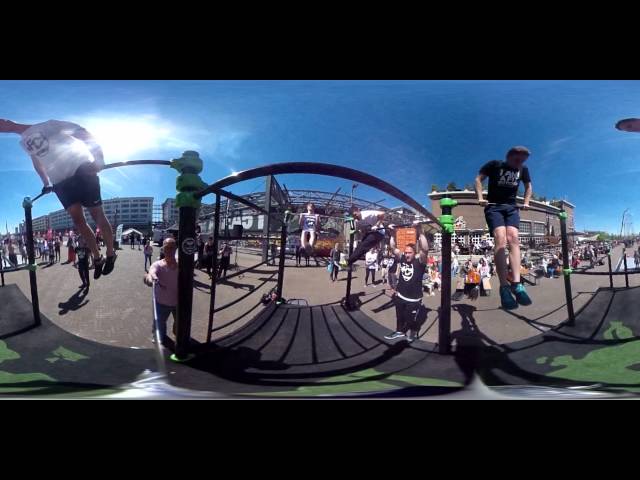 360 degree Calisthenics & Streetworkout Demonstration   Eindhoven