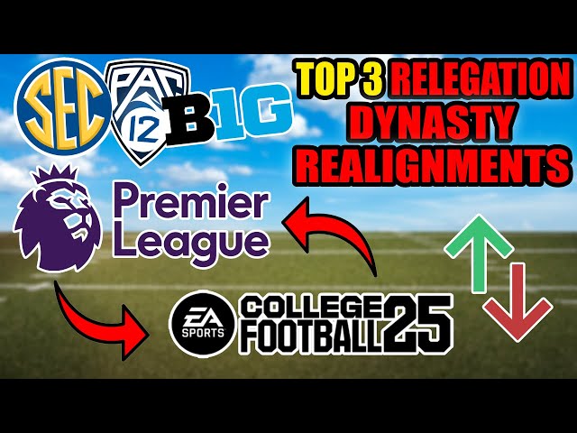 Conference Realignment Top Relegation Dynasty’s - College Football 25