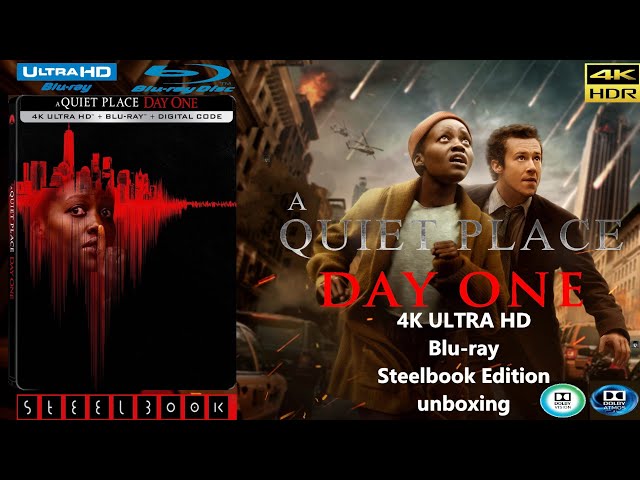 A QUIET PLACE: DAY ONE - 4K ULTRA HD + Blu-ray Steelbook Edition unboxing