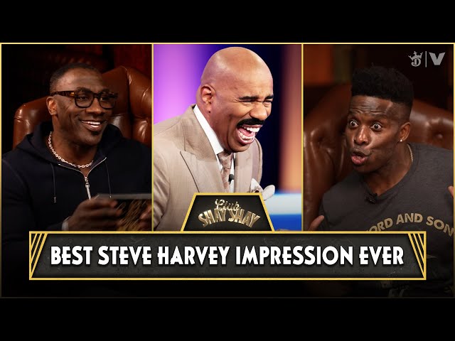 Best Steve Harvey Impression EVER Presented By Godfrey | CLUB SHAY SHAY