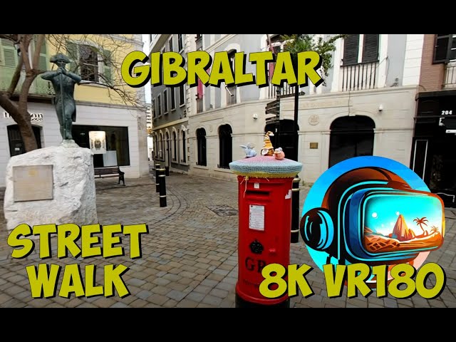 05 Gibraltar is a British Overseas Territory headland on Spain's south coast 8K 4K VR180 3D Travel