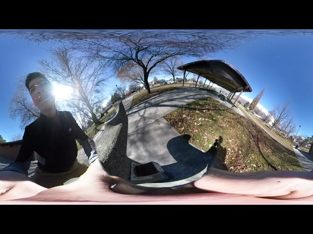 Parkour with 360 VR Camera