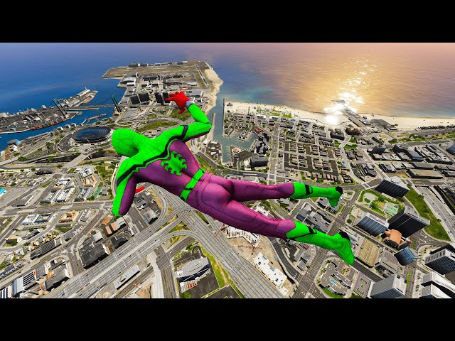 GTA 5 Epic Ragdolls Spiderman Water Jumps & Peds War LIVE (Funny Moments)