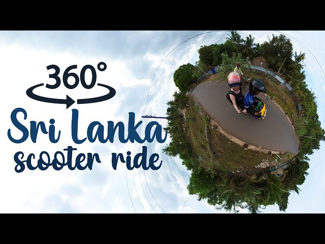 5K 360 Scooter Ride In Sri Lankan Countryside | Kalkudah, Pasikuda | Пасикуда, Шри-Ланка