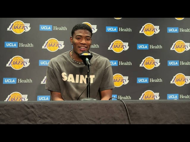 Rui Hachimura Reveals Why Lakers Are Cooking