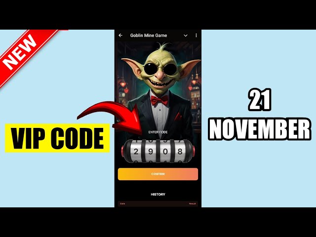 21 November Goblin Mine Game Code | Goblin Mine Game VIP Code | Goblin Mine Game Daily Code