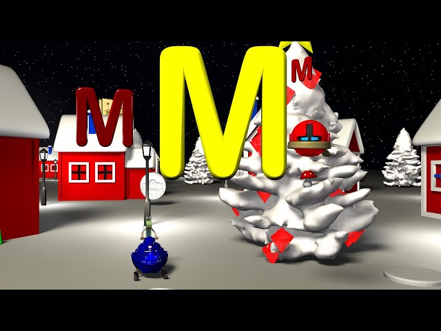 Learn the Letter M - 360° 3D VR Animated Kids Video