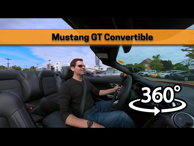 Driving the Mustang Convertible in 360 VR