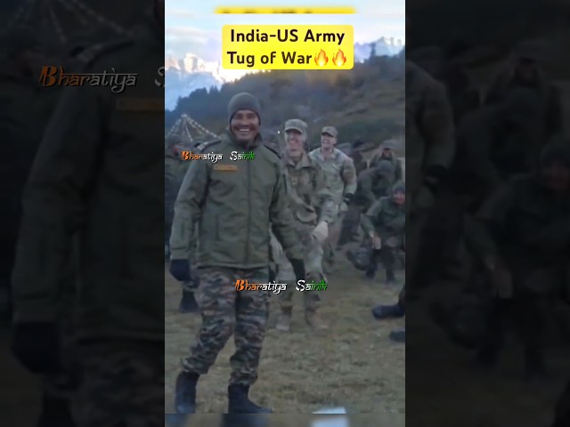 U.S. Army 🇺🇸 Vs Indian Army 🇮🇳 Tug Of War