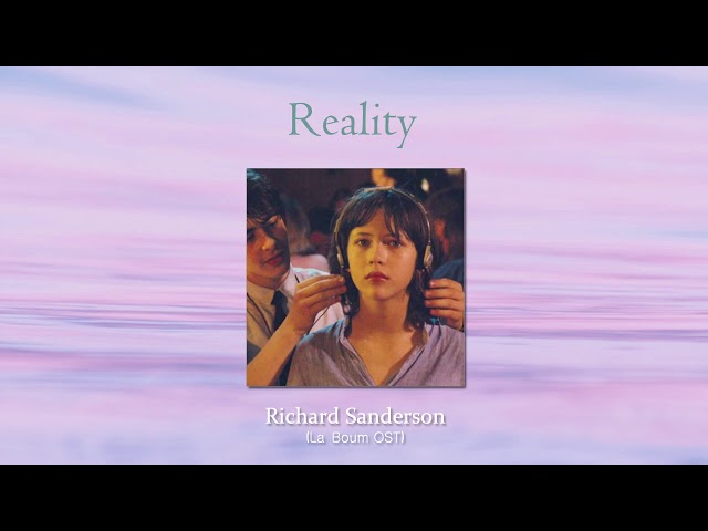 [1시간/1hour] Reality – Richard Sanderson(La Boum OST, 1980) ❤