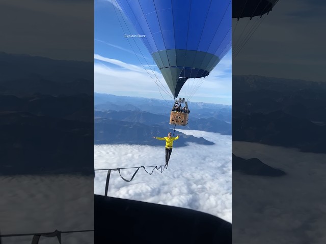 Skywalk World Record on a Rope #shortsvideo