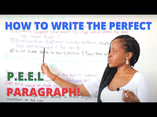 How To Write A Perfect P.E.E.L Paragraph: "PEEL" Structure Explained! | English GCSE Essay Revision!