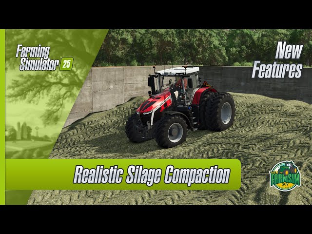 Compacting Silage in Farming Simulator 25 Looks Awesome!