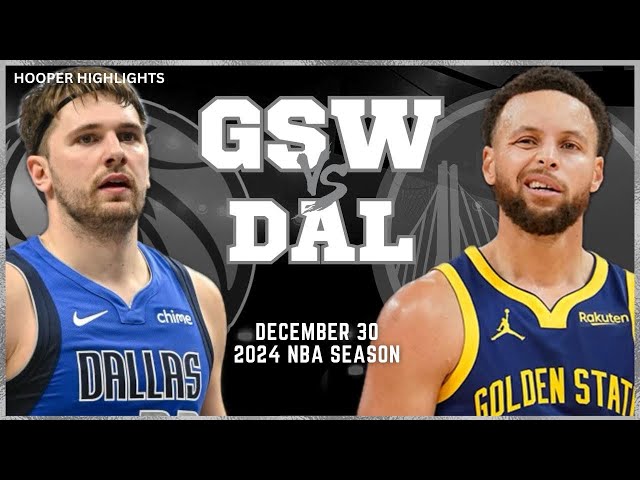 Golden State Warriors vs Dallas Mavericks Full Game Highlights | Dec 30 | 2024 NBA Season