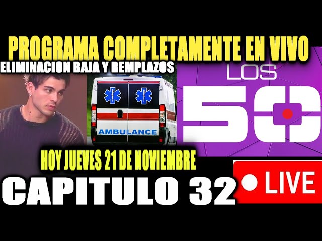 LOS 50 TELEMUNDO EN VIVO (CAPITULO 32) ARA VICTOR Y JOHANA ACCIDENT3 Y LOS REMPLAZAN POR..