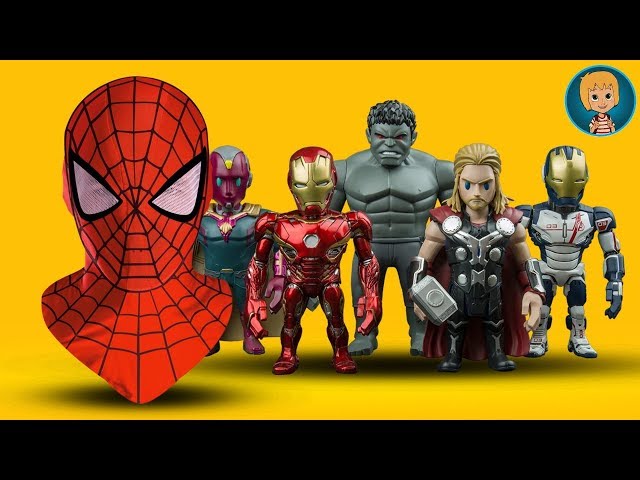 SpiderMan Mask - Iron Man + Avengers Kids Shopping (Gertit ToysReview)