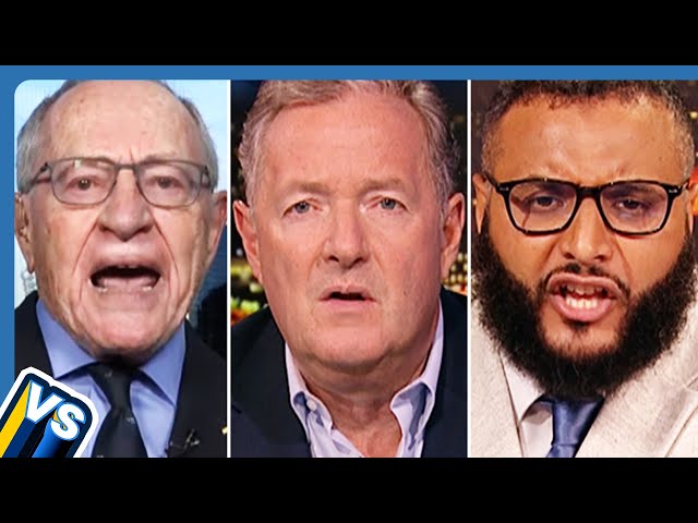 “You're Defending a MONSTER” Mohammed Hijab vs Alan Dershowitz on Israel-Hamas