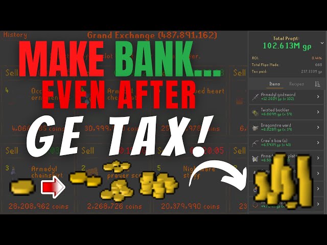 Flipping Made Easy - Profit After GE Tax on Old School RuneScape (OSRS)