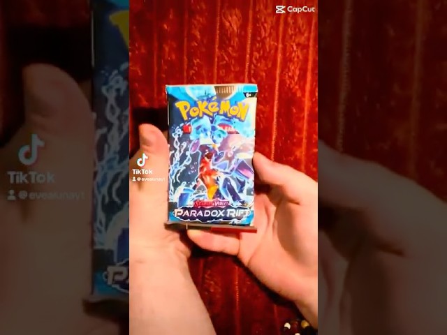 Pokemon Paradox rift booster pack #pokemon #gottacatchemall #tiktok