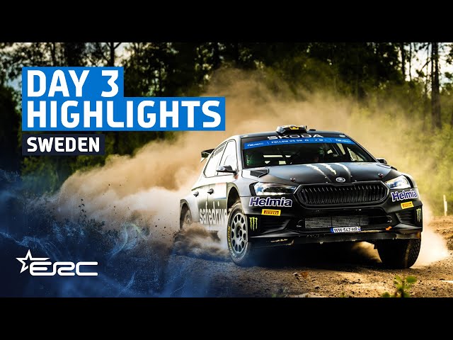 Day 3 Highlights I ERC Bauhaus Royal Rally of Scandinavia 2024