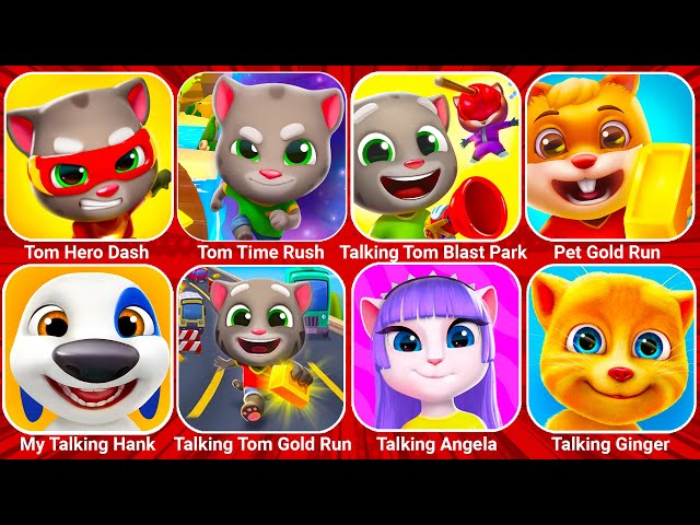 Talking Tom Hero Dash, Tom Friends, Talking Pet Gold Run, Talking Tom Gold Run, Talking Tom...