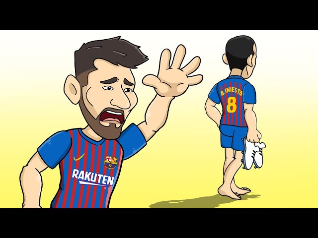 Goodbye Andres Iniesta, Legend of Barca and Spain | Football Animation