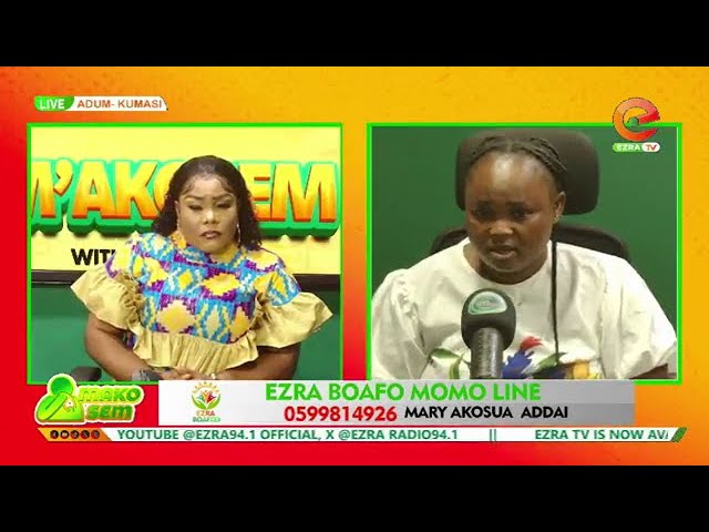 Ezra M'akosem with Maa Akos  19-11-24  on Ezra radio and tv|Akoma mu nsem