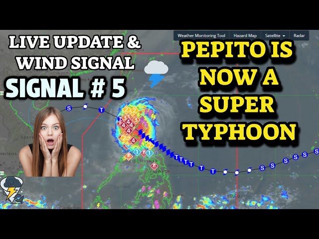 LIVE: Super Typhoon ‘Pepito’ - Potentially Dangerous and Life-Threatening Situation