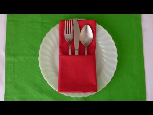 Napkin Folding - Basic Pouch