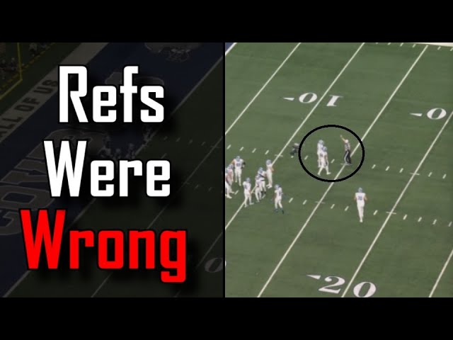 Taylor Decker DID report Eligible. The Refs got it WRONG | Detroit Lions Vs Dallas Cowboys