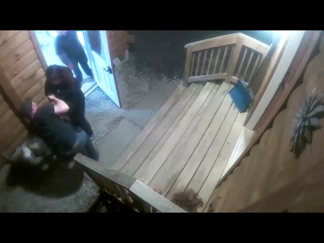 Man Trips and Falls From Porch Steps - 1520746