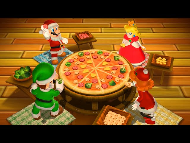 Mario Party 9 Minigames - Mario Vs Peach Vs Luigi Vs Luigi (Master Difficulty)