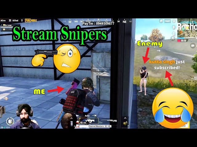 Caught in Stream Snipers Trap || Groza - PUBG MOBILE