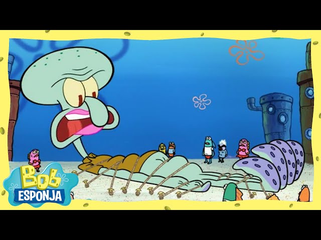 Calamardo, el gigante amigable | Bob Esponja en Español