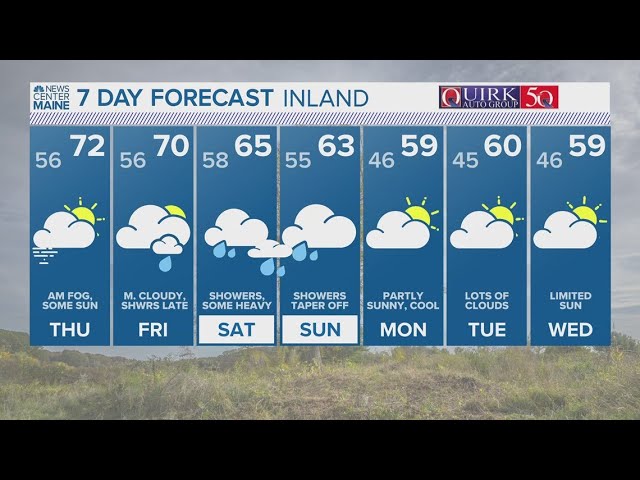 NEWS CENTER Maine Weather Video Forecast