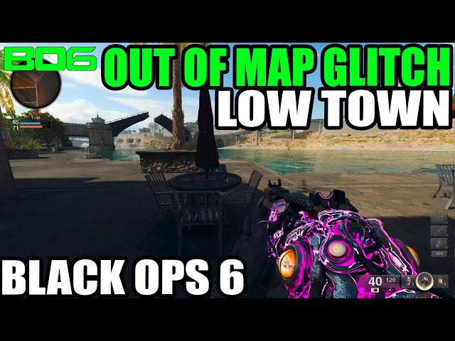 BO6 GLITCH: OUT OF MAP GLITCH GOD MODE GLITCH LOW TOWN Black Ops 6 Glitch BLACK OP6 GLITCH BO6