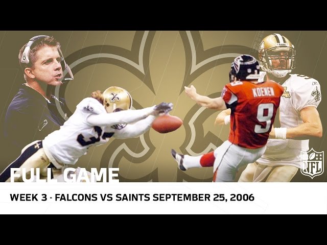 Saints Return After Hurricane Katrina (Wk 3, 2006) | Falcons vs. Saints | NFL Full Game