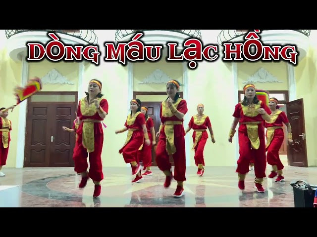 Nhảy Dòng Máu Lạc Hồng 2024 vô cùng đẹp mắt nhóm (Đam Mê shuffle-dance Thị Trấn Bình Mỹ)Trình Diễn